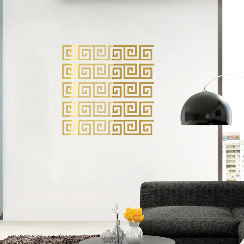 Versace Border Greek Mirror / Golden Color