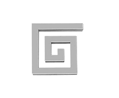 Versace Border Greek Mirror / Silver Color