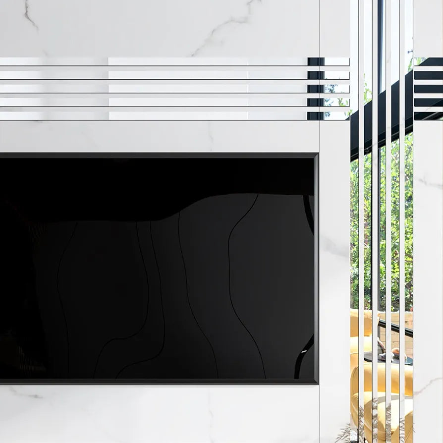 Acrylic Strips Mirror Home Wall Décor / Silver Color