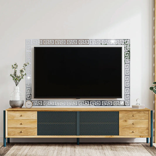 Versace Border Greek Mirror / Silver Color